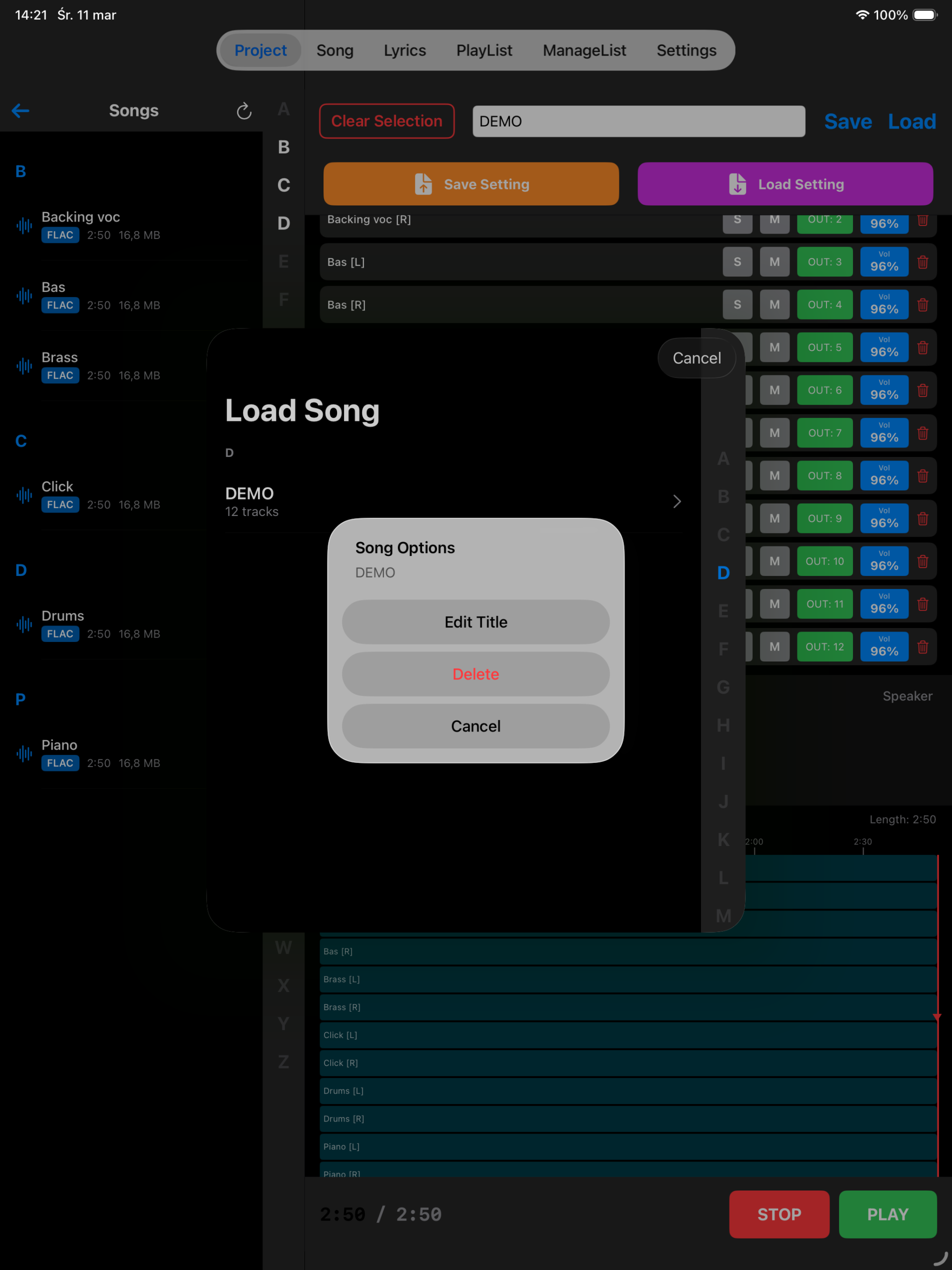 Stemly — Project Edit