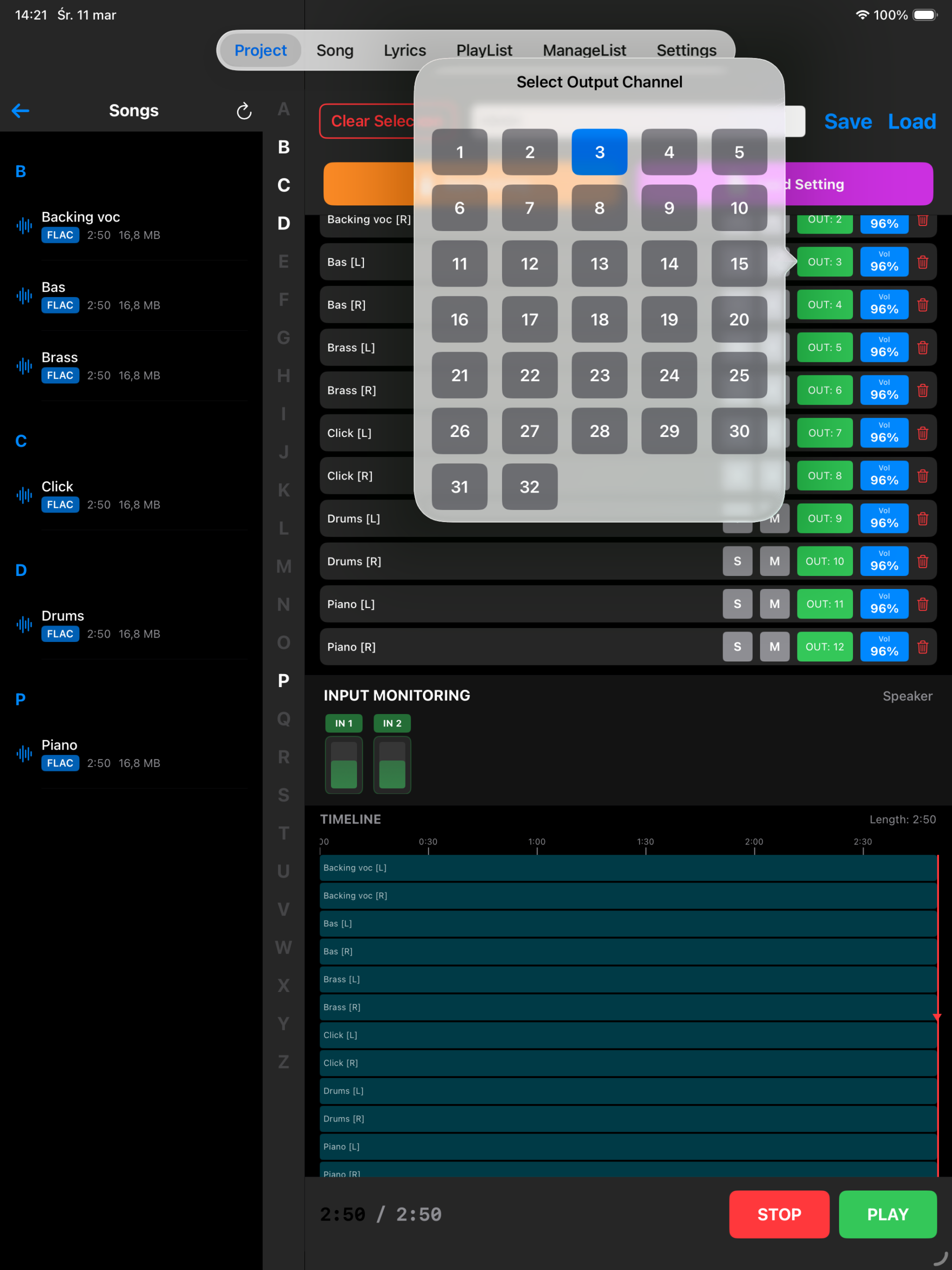 Stemly — Audio Routing